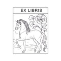 Tampon ex-libris Héros